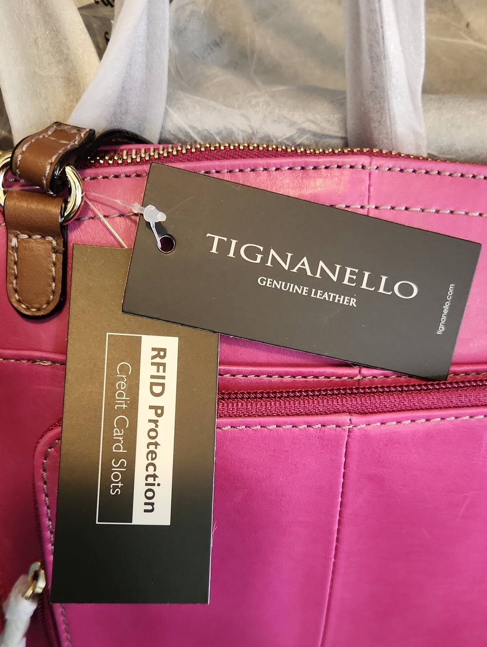 NWT Tignanello Carson XBody in Sangria Cogniac